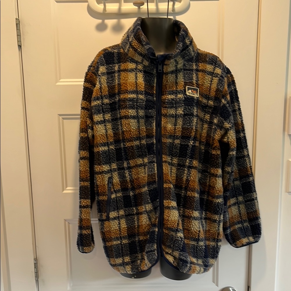Plaid Jacket - Blue and Tan
